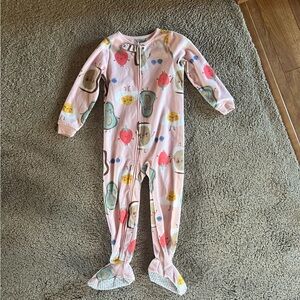 Carter's Pink Fruit Print Footie